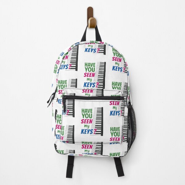Artikelvorschau, 'Have You Seen My Keys?' (White) entworfen und verkauft von The Button Gal.