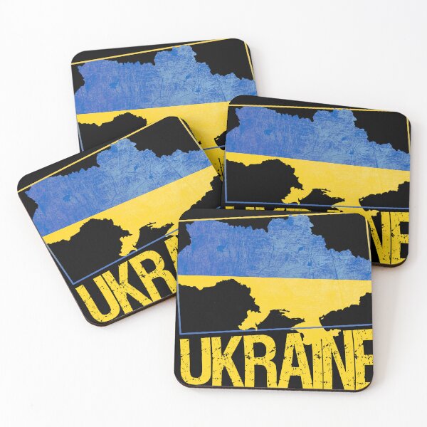 Item preview, Ukraine flag map designed and sold by EpicMaps.