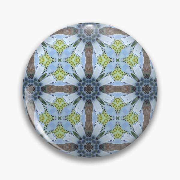 Item preview, Moraea ciliata 1.11 -  Blue and Yellow  Cross Floral Pattern designed and sold by FRLF.