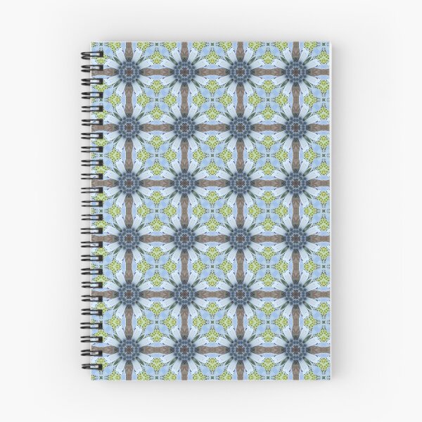 Aperçu de l'œuvre Moraea ciliata 1.11 - Motif floral croisé bleu et jaune créée et vendue par FRLF.