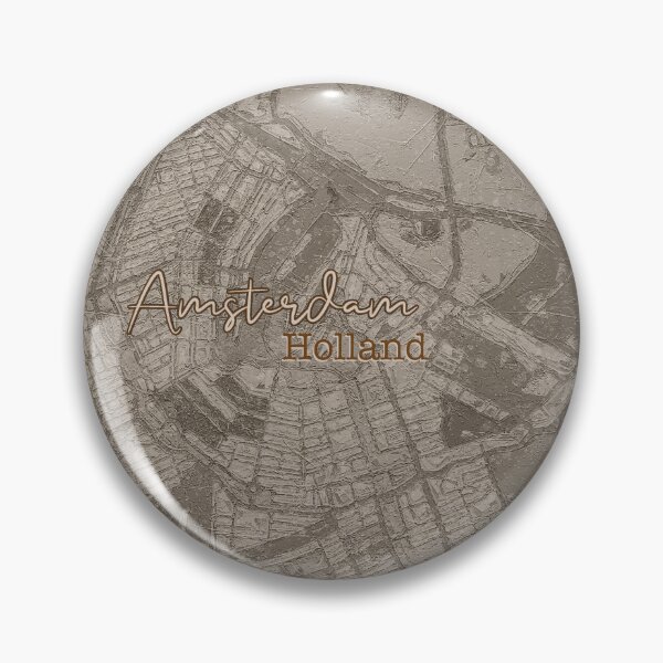 Item preview, Amsterdam Holland City Map in Sepia designed and sold by Michael van der Hoorn.
