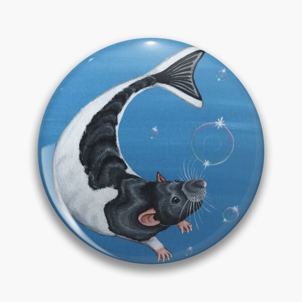 Item preview, Mermaid Rat with Bubbles designed and sold by WolfySilver.