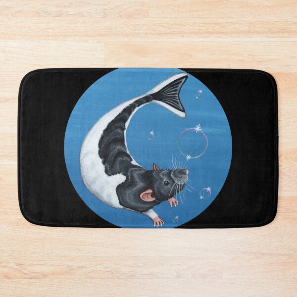Item preview, Mermaid Rat with Bubbles designed and sold by WolfySilver.