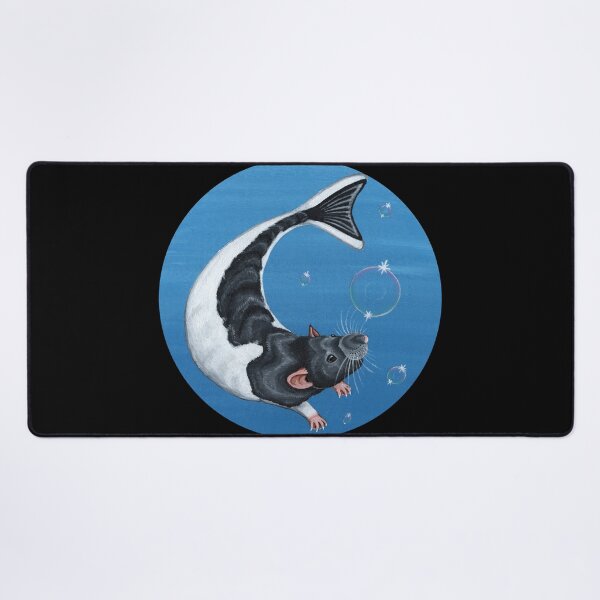 Item preview, Mermaid Rat with Bubbles designed and sold by WolfySilver.