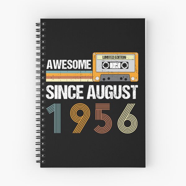 Item preview, Awesome Since August 1956 | Made In 1956 | August Birthday Quotes designed and sold by AMINE  ★★★★★.