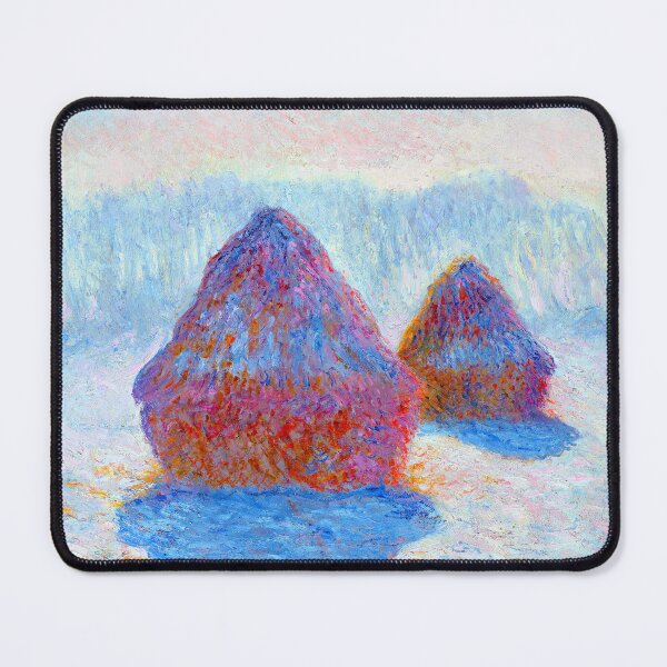 Item preview, Haystacks (Effect of Snow and Sun) Painting by Claude Monet designed and sold by Tamas Das.