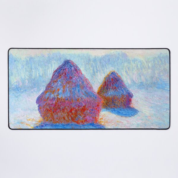 Item preview, Haystacks (Effect of Snow and Sun) Painting by Claude Monet designed and sold by Tamas Das.