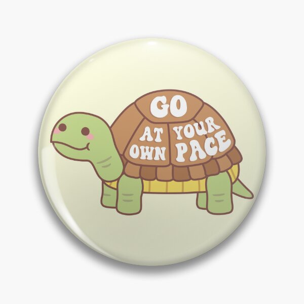 Item preview, Cute Tortoise Go At Your Own Pace designed and sold by rustydoodle.