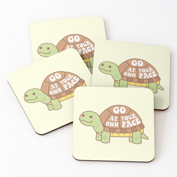 Item preview, Cute Tortoise Go At Your Own Pace designed and sold by rustydoodle.