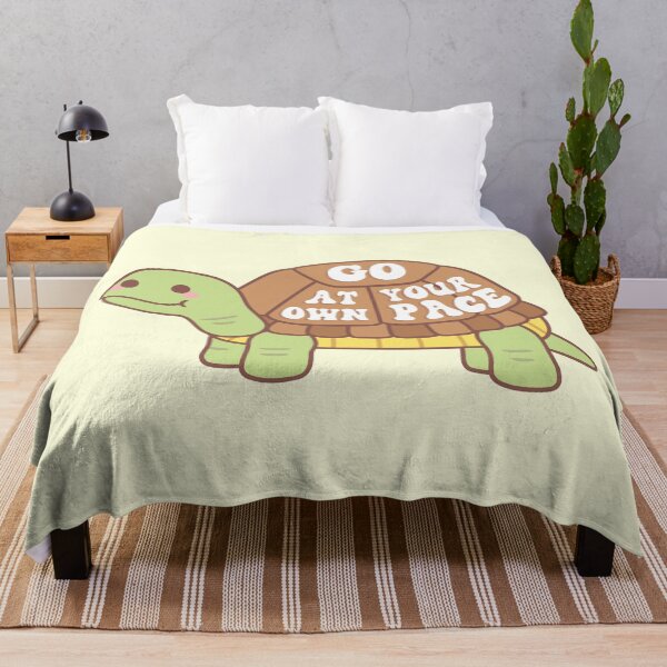 Item preview, Cute Tortoise Go At Your Own Pace designed and sold by rustydoodle.