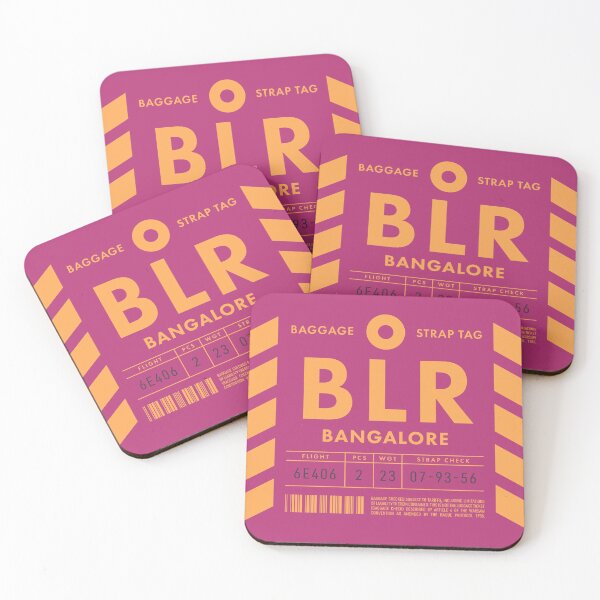 Item preview, Luggage Tag D - BLR Bangalore India designed and sold by VoodooCircus.