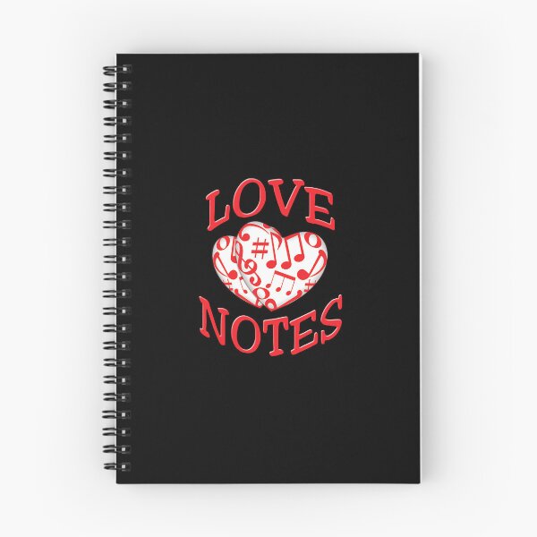 Item preview, 'Love Notes' (Black) designed and sold by The Button Gal.