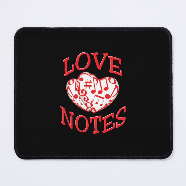 Item preview, 'Love Notes' (Black) designed and sold by The Button Gal.