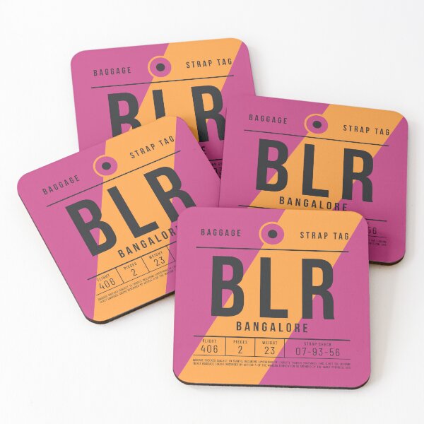 Item preview, Luggage Tag E - BLR Bangalore India designed and sold by VoodooCircus.