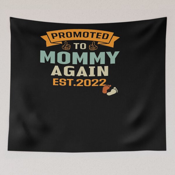 Item preview, PROMOTED TO MOMMY AGAIN EST 2022 PREGNANCY VINTAGE designed and sold by sobriowslen.