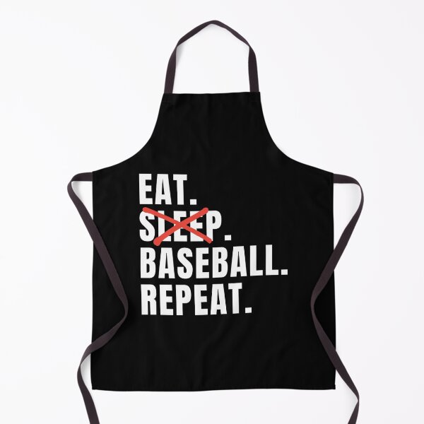 Item preview, Eat Sleep Baseball Repeat Funny Baseball Saying Sticker designed and sold by janlzmaude.