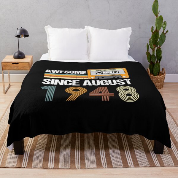 Item preview, Awesome Since August 1948 | Made In 1948 | August Birthday Quotes designed and sold by AMINE  ★★★★★.