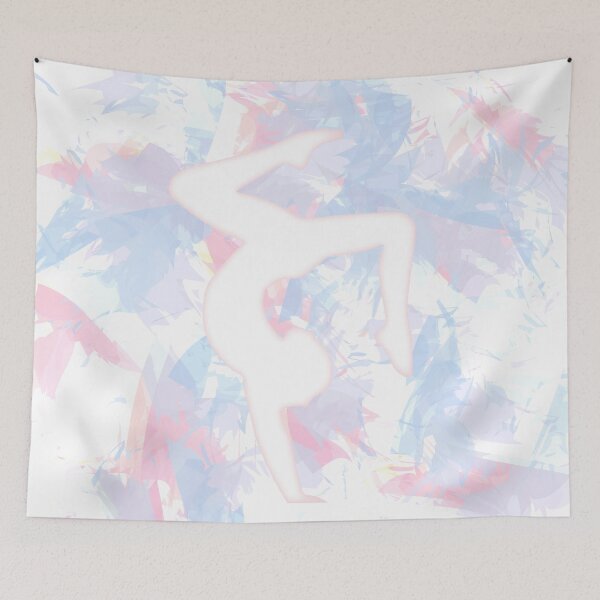 Item preview, Watercolour Gymnastics Silhouette designed and sold by Flexiblepeople.
