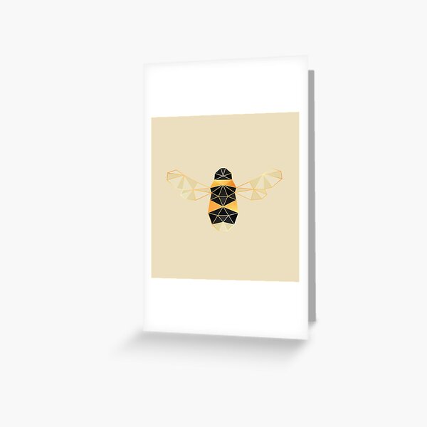 Geo Beeo Greeting Card