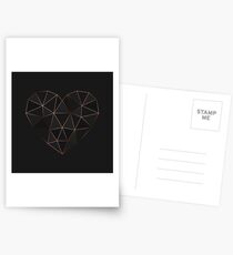 Kintsugi - Gold Rose Postcards
