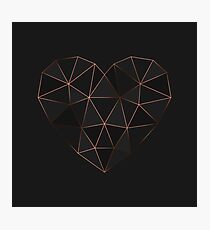 Kintsugi - Gold Rose Photographic Print