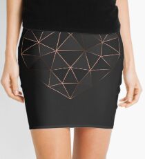 Kintsugi - Gold Rose Mini Skirt