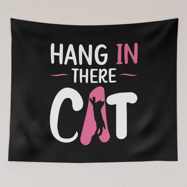 Item preview, Hang In There Cat Funny Cat Lover designed and sold by mvernondesigns.