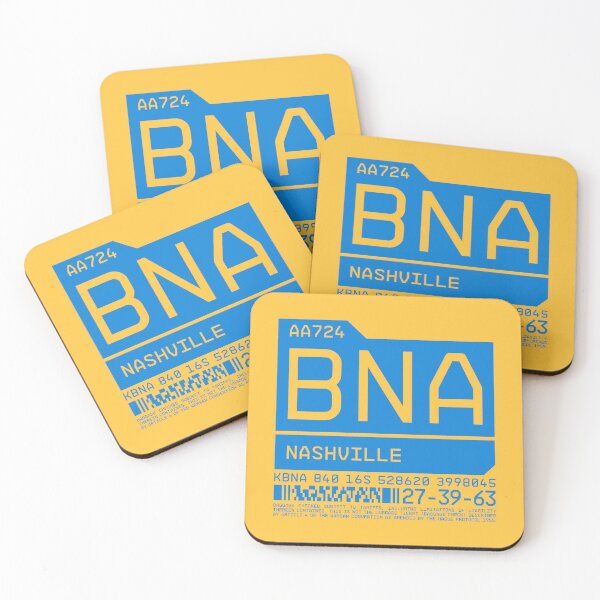 Item preview, Luggage Tag C - BNA Nashville USA designed and sold by VoodooCircus.