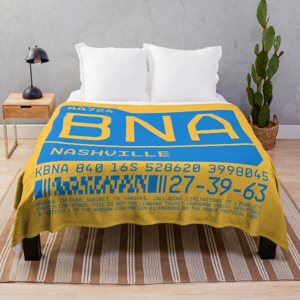 Item preview, Luggage Tag C - BNA Nashville USA designed and sold by VoodooCircus.