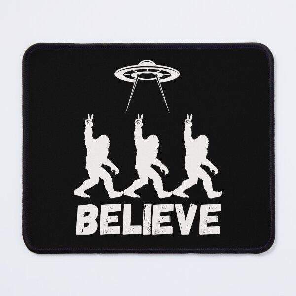 Item preview, Believe Bigfoot UFO Alien Funny designed and sold by JoshBulky.