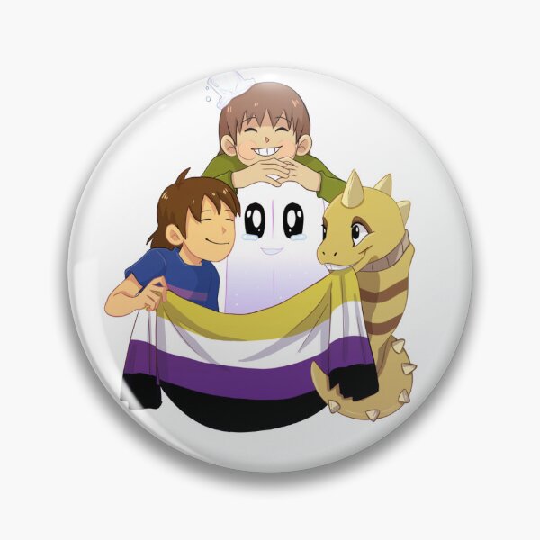 Item preview, Undertale Non-Binary Chara Napstablook Frisk MonsterKid designed and sold by ImSellerKlare.