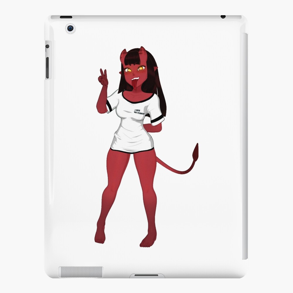 "Meru The Succubus Cute Girl Sticker" IPad Case & Skin By HalieCloset ...