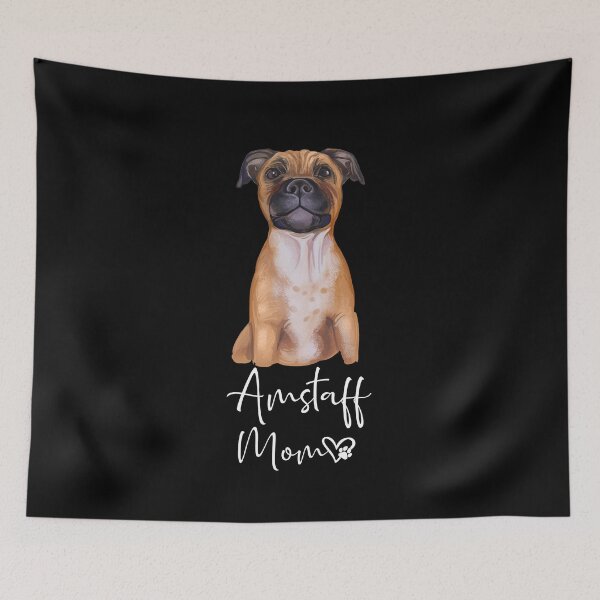 Item preview, AMSTAFF Mom Dog Mother Mother's Day Gift American Staffordshire Terrier designed and sold by theshirtinator.