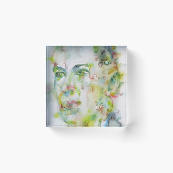 Item preview, H. P. LOVECRAFT - watercolor portrait.5 designed and sold by lautir.