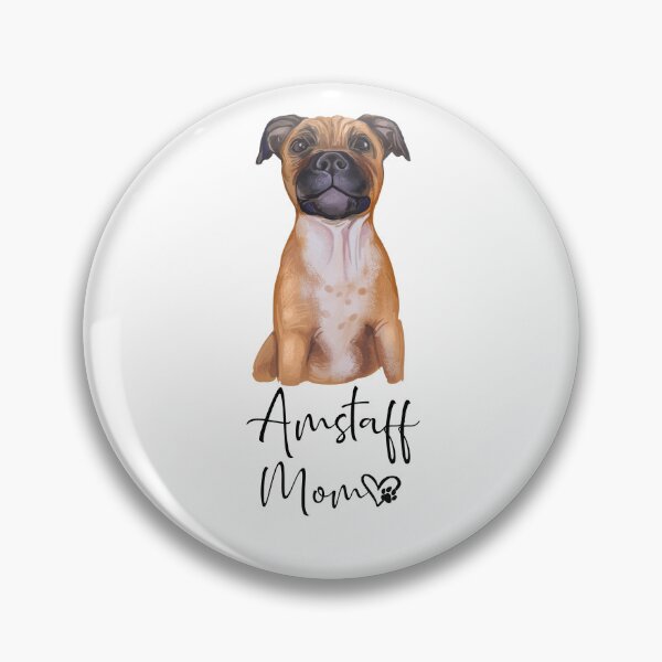 Item preview, AMSTAFF Mom Dog Mother Mother's Day Gift American Staffordshire Terrier designed and sold by theshirtinator.