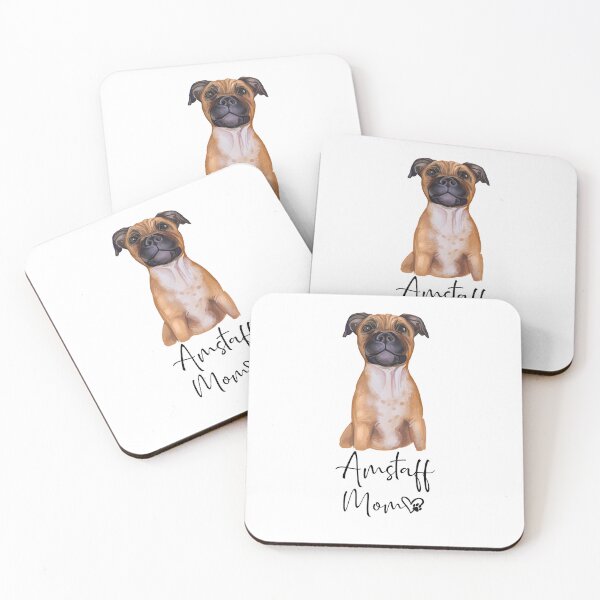 Item preview, AMSTAFF Mom Dog Mother Mother's Day Gift American Staffordshire Terrier designed and sold by theshirtinator.