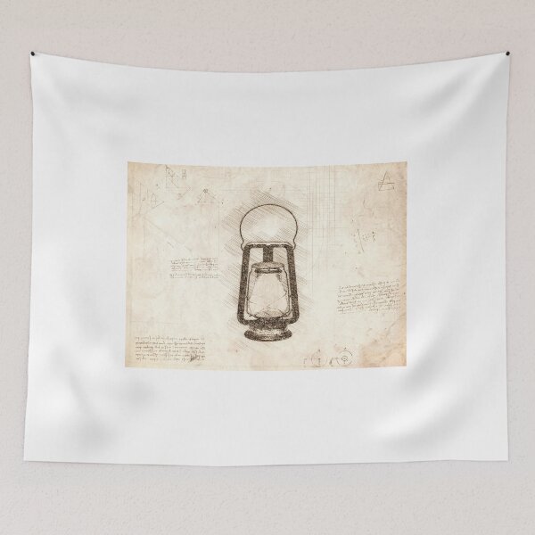 Item preview, Da Vinci Sketch Art Lantern - Paper designed and sold by Rayyanz.