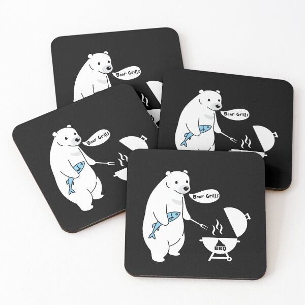 Item preview, Bear Grills BBQ Funny Party designed and sold by JoshBulky.