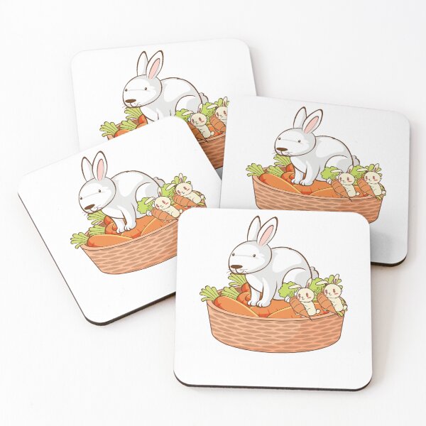 Item preview, Carrot-eating pups with Mom designed and sold by Sandra  EVELYN.