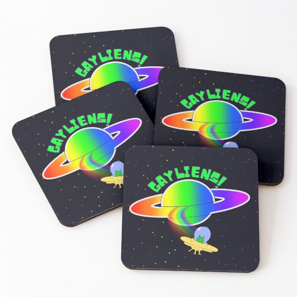 Item preview, Gayliens Gay Aliens Planet Funny Pride designed and sold by Smagnaferous.