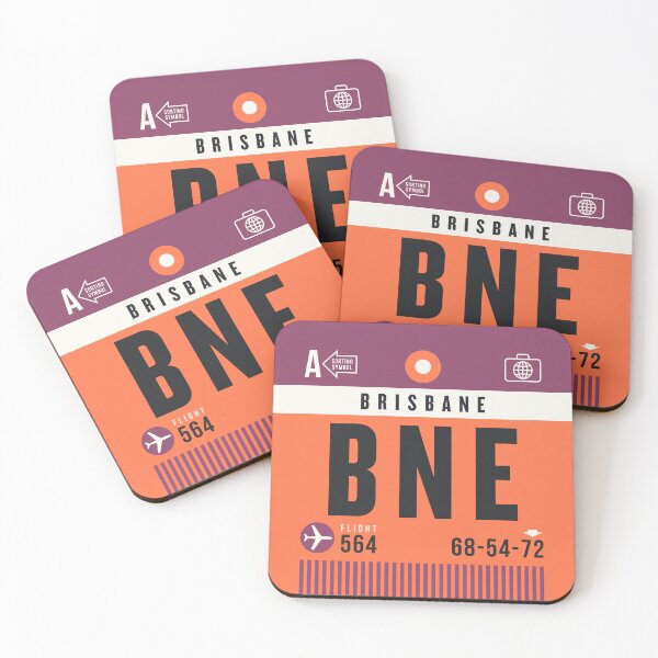 Item preview, Luggage Tag A - BNE Brisbane Australia designed and sold by VoodooCircus.