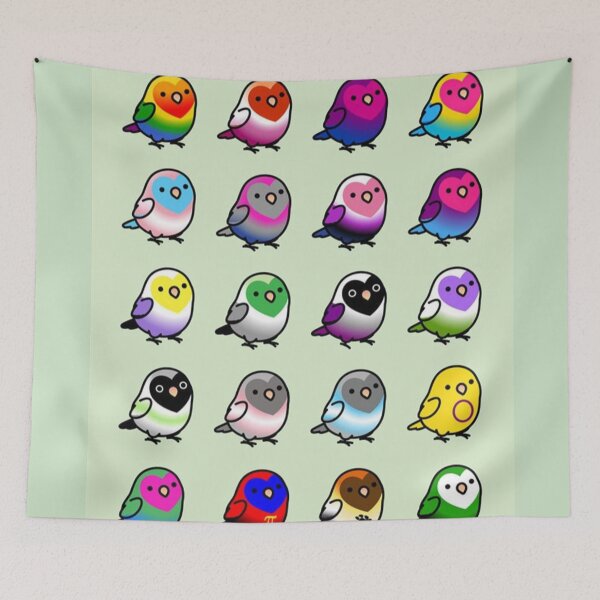 Item preview, Pride Month Birds designed and sold by Ali Georgia.