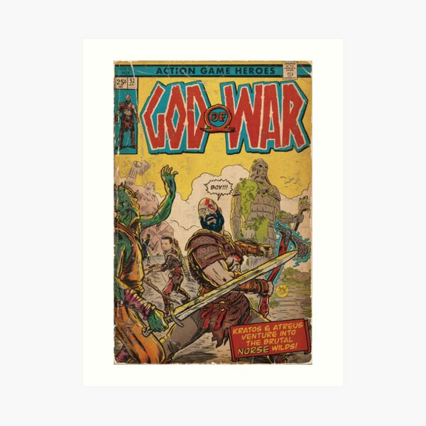 God Of War Ragnarok Ilustrated Combat Thor and Kratos comic style Art  Board Print for Sale by BlackThunder Store