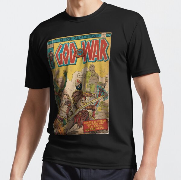 God of War fan art comic book cover Active T-Shirt by MarkScicluna