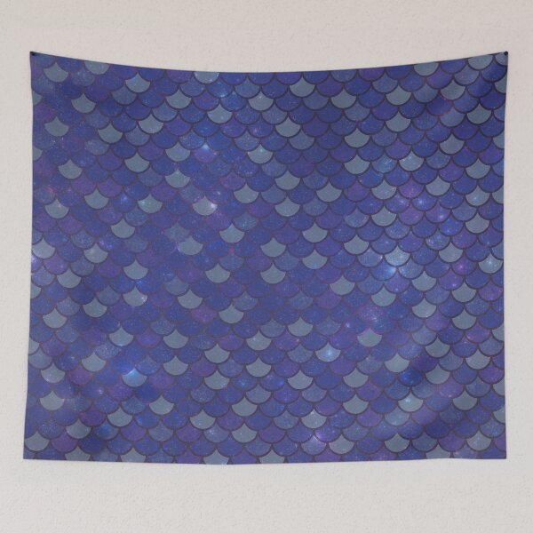 Item preview, Galaxy Mermaid Scales Pattern  designed and sold by Saanis.