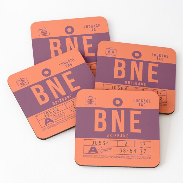 Item preview, Luggage Tag B - BNE Brisbane Australia designed and sold by VoodooCircus.