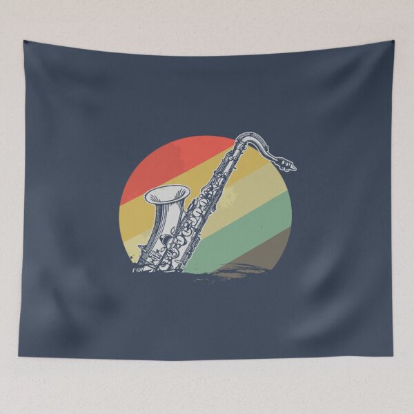 Item preview, Retro Bass Clarinet Marching Band Bass Clarinet Pl designed and sold by RamDiest.