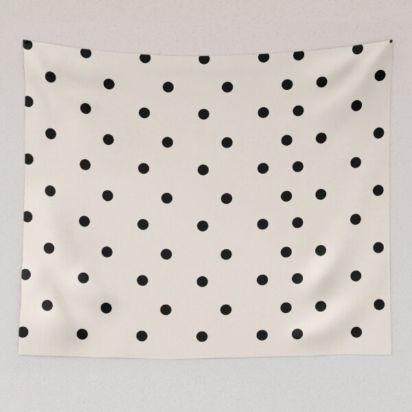 Item preview, Simple Linen and Black Dots designed and sold by AlinaSCorner.