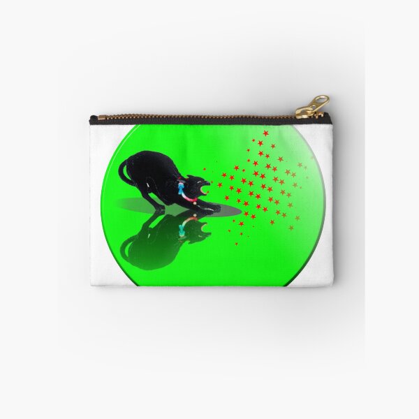 Item preview, Black Hissing Cat - Green designed and sold by EdwinShiney.