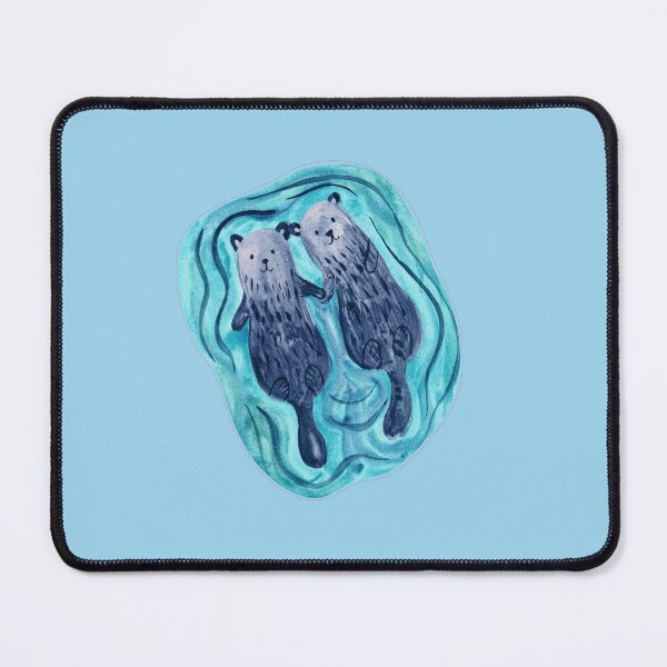 Item preview, Significant Otters swiming designed and sold by fatydesignspace.